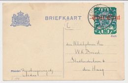 Briefkaart G. 174 I Leiden - S Gravenhage 1924 - Entiers Postaux