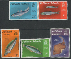 Falkland Islands:Unused Stamp Serie Shelf Fishes, 1981, MNH - Poissons