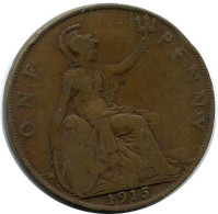 PENNY 1915 UK GBAN BRETAÑA GREAT BRITAIN Moneda #AZ704.E.A - D. 1 Penny