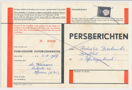 Haaren - S Hertogenbosch 1967 - Persbericht Z.O. Autobusdienst - Ohne Zuordnung