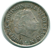 1/10 GULDEN 1960 NETHERLANDS ANTILLES SILVER Colonial Coin #NL12305.3.U.A - Niederländische Antillen