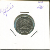 5 CENTS 1981 SOUTH AFRICA Coin #AN715.U.A - Zuid-Afrika