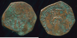 BYZANTINISCHE Münze  EMPIRE Antike Authentic Münze 1.68g/17.69mm #BYZ1063.5.D.A - Bizantine