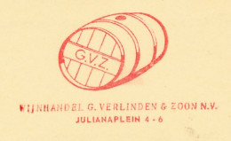 Meter Card Netherlands 1962 Wine Barrel - Vini E Alcolici