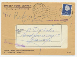 Locaal Te Groningen 1971 - Nader Adres Onbekend - Retour - Ohne Zuordnung