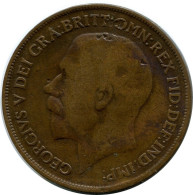 PENNY 1918 UK GRANDE-BRETAGNE GREAT BRITAIN Pièce #AN494.F.A - D. 1 Penny