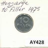 10 FILLER 1975 HUNGRÍA HUNGARY Moneda #AY428.E.A - Hungary