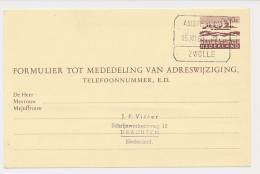 Treinblokstempel : Amsterdam - Zwolle III 1966 - Non Classés