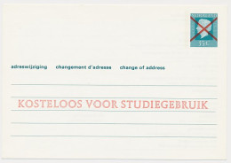 Verhuiskaart G. 41 S - STUDIEGEBRUIK - Postal Stationery