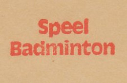 Meter Cut Netherlands 1978 Play Badminton - Sonstige & Ohne Zuordnung