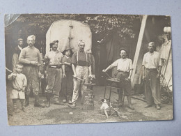 Carte Photo  Thann Maréchal Ferrand  , Forgerons  Pendant La Guerre 15/16 - Thann