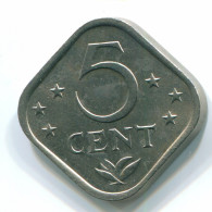 5 CENTS 1971 NIEDERLÄNDISCHE ANTILLEN Nickel Koloniale Münze #S12182.D.A - Niederländische Antillen