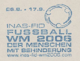 Meter Cut Germany 2006 INAS - FID - World Championship Football 2006 - Autres & Non Classés