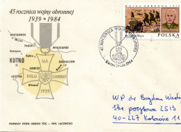 POLOGNE 1984 - Covers & Documents