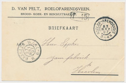 Firma Briefkaart Roelofarendsveen 1907 - Brood- Beschuitbakker - Non Classés