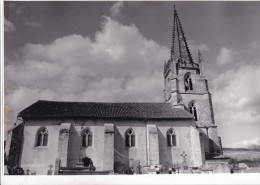 LAMOTHE -LANDERRON  ,,,GRANDE PHOTO DE L'EGLISE ST  MARTIN DE SERRES  XIIeSIECLE     Photo Des Annees 90  TBE - Places