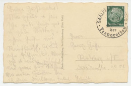 Card / Postmark Deutsches Reich / Germany 1937 Saalfeld Feengrooten - Fairy Caves - Contes, Fables & Légendes