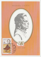 Maximum Card Hungary 1985 Fredryk Chopin - Composer - Music
