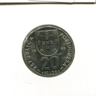 20 ESCUDOS 1999 PORTUGAL Moneda #AT411.E.A - Portogallo
