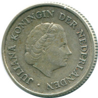 1/4 GULDEN 1970 NETHERLANDS ANTILLES SILVER Colonial Coin #NL11658.4.U.A - Antilles Néerlandaises