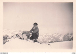 ALPES MONTAGNE  ALPINISME  PHOTO ORIGINALE 9 X 6 CM R10 - Lieux