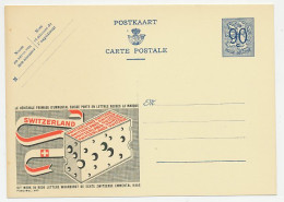 Publibel - Postal Stationery Belgium 1951 Cheese - Emmenthal - Switzerland - Ernährung