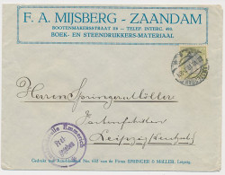 Firma Envelop Zaandam 1916 - Boek- En Steendrukkersmateriaal - Ohne Zuordnung