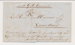 Treinbrief Rotterdam - Zaandam 1851 - Exp. Koens / Couwenhoven - Covers & Documents