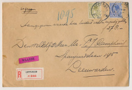 Em. Veth Aangetekend / Waarde Loppersum - Leeuwarden 1932 - Non Classés