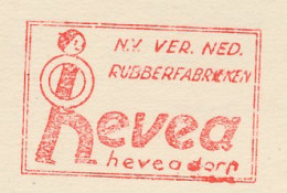 Meter Card Netherlands 1943 Rubber Factory - Heveadorp - Bomen