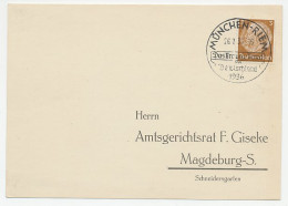 Card / Postmark Germany 1936 Horse Race - The Brown Ribbon - Nazi - Paardensport