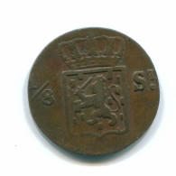 1/8 STUIVER 1926 SUMATRA INDES ORIENTALES NÉERLANDAISES Copper Colonial Pièce #S11704.F.A - Indes Néerlandaises