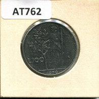 100 LIRE 1970 ITALIA ITALY Moneda #AT762.E.A - 100 Lire