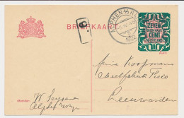 Briefkaart G. 170 I Alphen A.d. Rijn - Leeuwarden 1922 - Entiers Postaux