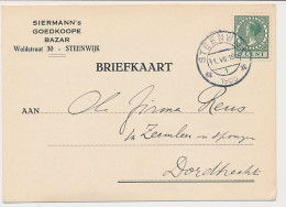 Firma Briefkaart Steenwijk 1935 - Bazar - Zonder Classificatie