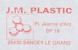 Meter Cover France 2002 Atoms - Plastic - Chemistry