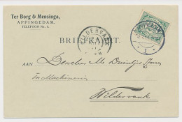 Firma Briefkaart Appingedam 1911  - Zonder Classificatie