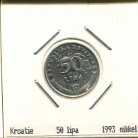 50 LIPA 1993 KROATIEN CROATIA Münze #AS554.D.A - Croazia