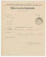 Krommenie 1905 - Kwitantie Rijksverzekeringsbank - Zonder Classificatie