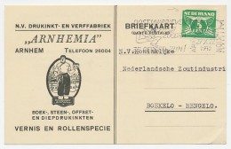Firma Briefkaart Arnhem 1943 - Drukinkt / Verffabriek  - Zonder Classificatie