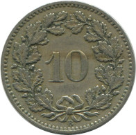 10 RAPPEN 1883 B SUIZA SWITZERLAND Moneda HELVETIA #AD942.2.E.A - Altri & Non Classificati