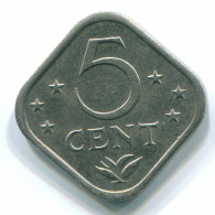 5 CENTS 1978 NETHERLANDS ANTILLES Nickel Colonial Coin #S12286.U.A - Niederländische Antillen