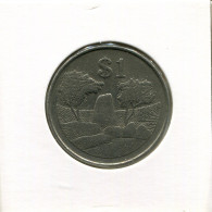 1 DOLLAR 1980 ZIMBABWE Moneda #AR505.E.A - Simbabwe