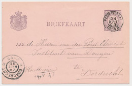 Kleinrondstempel Poortugaal 1898 - Unclassified