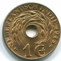 1 CENT 1945 P INDIAS ORIENTALES DE LOS PAÍSES BAJOS INDONESIA Bronze #S10403.E.A - Niederländisch-Indien