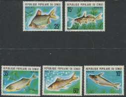 Congo:Kongo:Unused Stamp Serie Fishes, 1977, MNH - Poissons