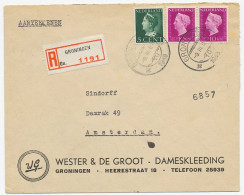 Em. Hartz Aangetekend Groningen - Amsterdam 1948 - Unclassified