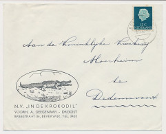 Firma Envelop Beverwijk 1961 - Drogist - Krokodil - Unclassified