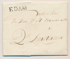 Edam - Amsterdam 1823 - ...-1852 Préphilatélie