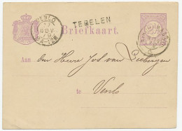 Naamstempel Tegelen 1879 - Briefe U. Dokumente